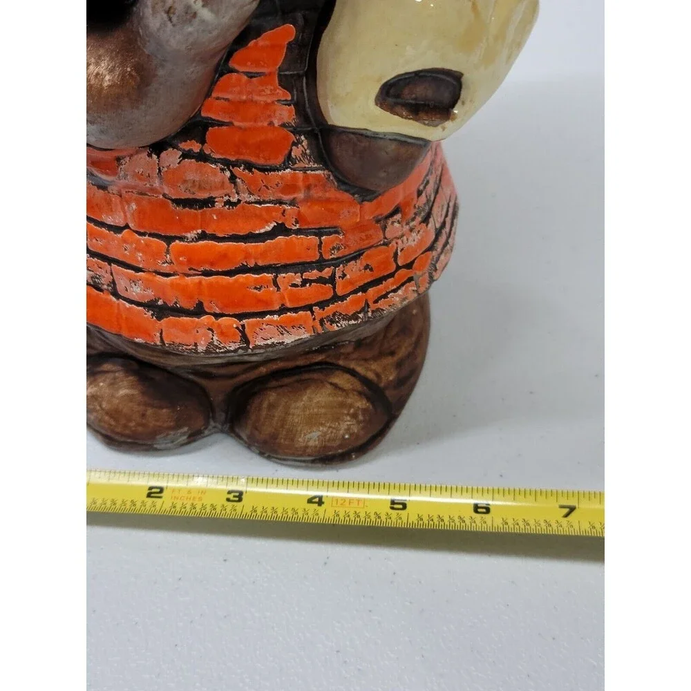 Vintage Treasure Craft Ceramic Boy w/Baseball Cap, Glove & Finger in His Mouth